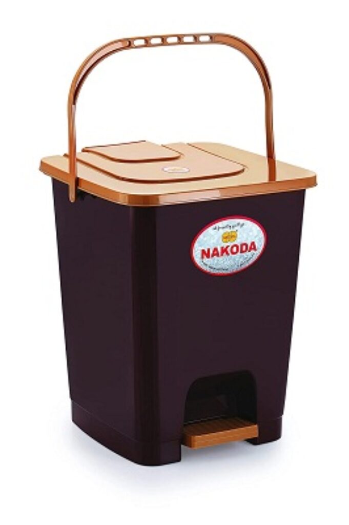 Nakoda Modern Square Pedal Dust Bin for Office use,