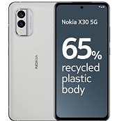 Nokia X30 5G, 6.43” FHD+ AMOLED PureDisplay, 90Hz Refresh Rate, 3 Years Android OS and Monthly Security Updates, 50MP PureView OIS Camera | White, 8+256GB
