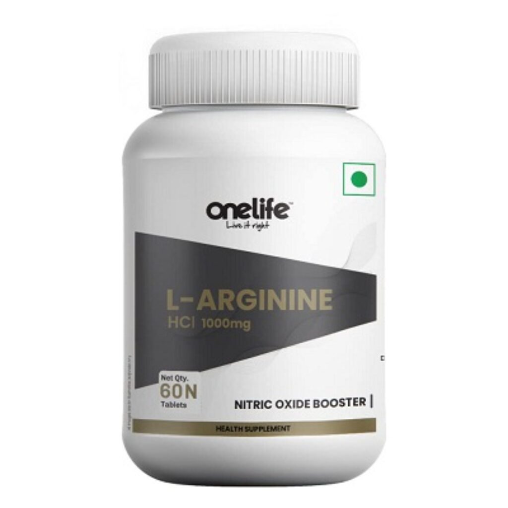 Onelife L-Arginine 1000mg Nitric Oxide Booster Supplement