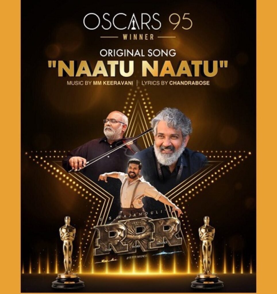 Naatu Naatu won Oscar from the Movie RRR February 2024