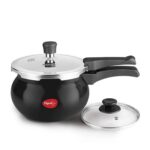 Pigeon by Stovekraft 12639 Titanium Hard Anodised Aluminium Outer Lid Handi Pressure Cooker