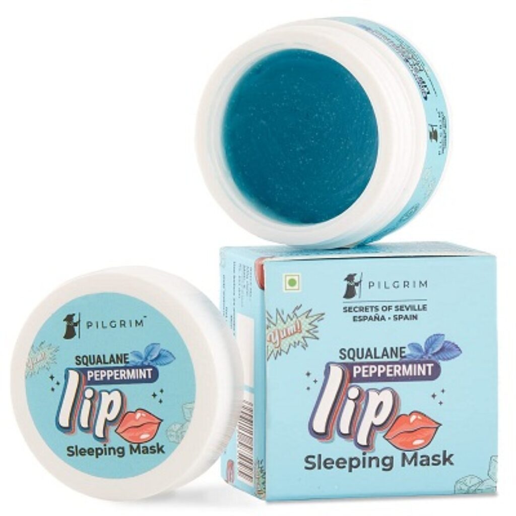 Pilgrim Squalane Lip Sleeping Mask (Peppermint) for Women & Men