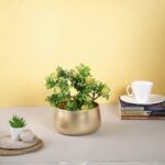 CraftVatika Metal Planter Pots Flower vase