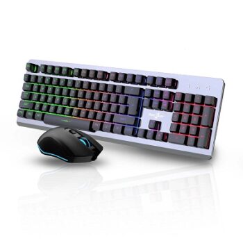 Redgear GC-100 Keyboard and Mouse Set with 3 Mixed LEDs