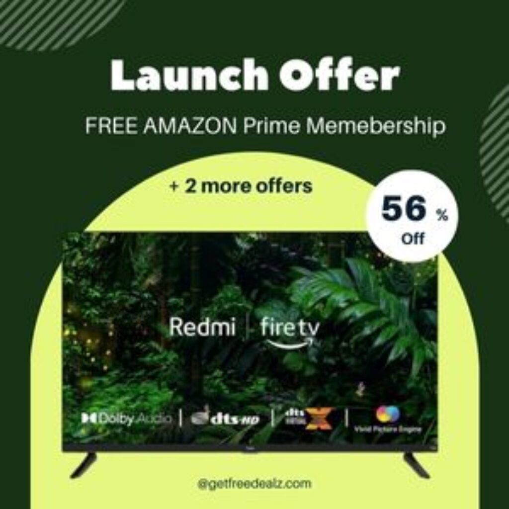 Redmi 80 cm (32 inches) HD Ready Smart LED Fire TV L32R8-FVIN (Black)