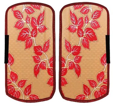 Heart Home Leaf Design PVC 2 Pieces Fridge/Refrigerator Handle Cover