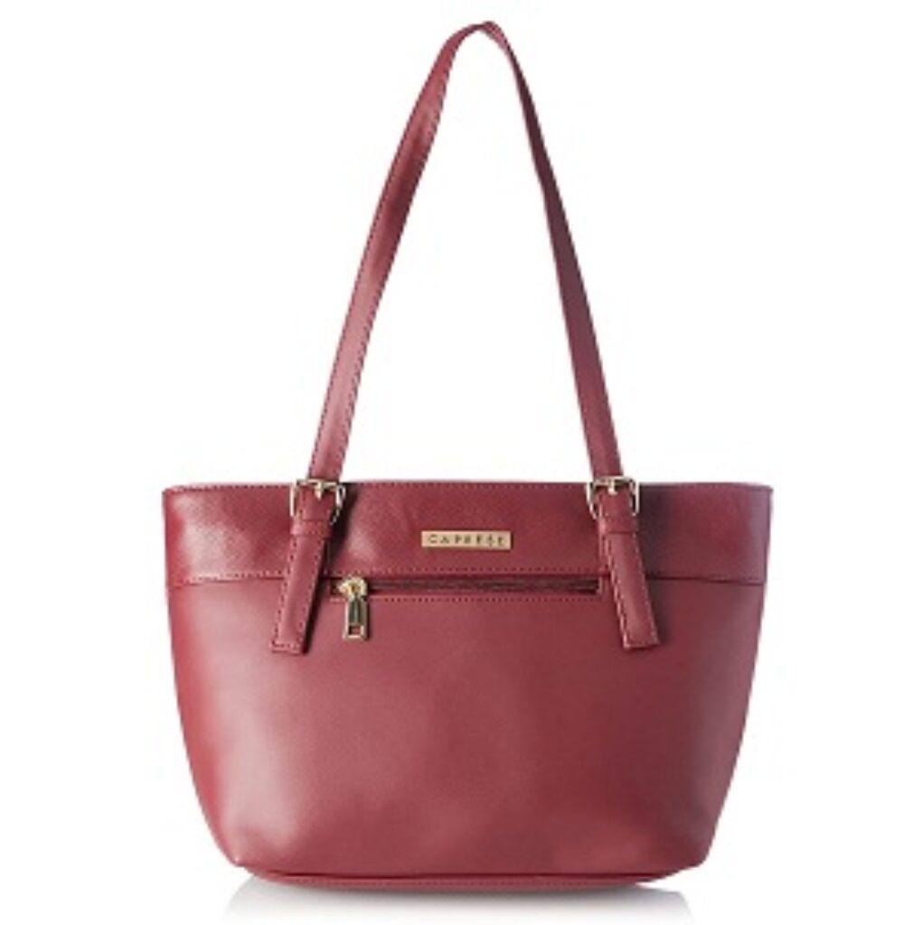 Caprese LATVIA women's Satchel (BURGUNDY)