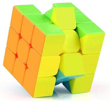 Storio Cubes 3x3 High Speed Sticker Less Magic Puzzle Cube Game Toy