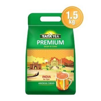 Tata Tea Premium | Desh Ki Chai | Unique Blend Crafted For Chai Lovers Across India | Black Tea | 1.5kg
