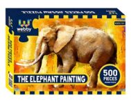 Webby The Elephant Painting Jigsaw Puzzle