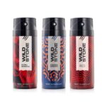 Wild Stone Legend, Red & Ultra sensual Deodorant Combo (225 ml each)