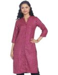 Indigo Women's Acrylic Regular Kurta