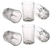 AFAST Multipurpose Food Grade Designer Transparent Water Glass