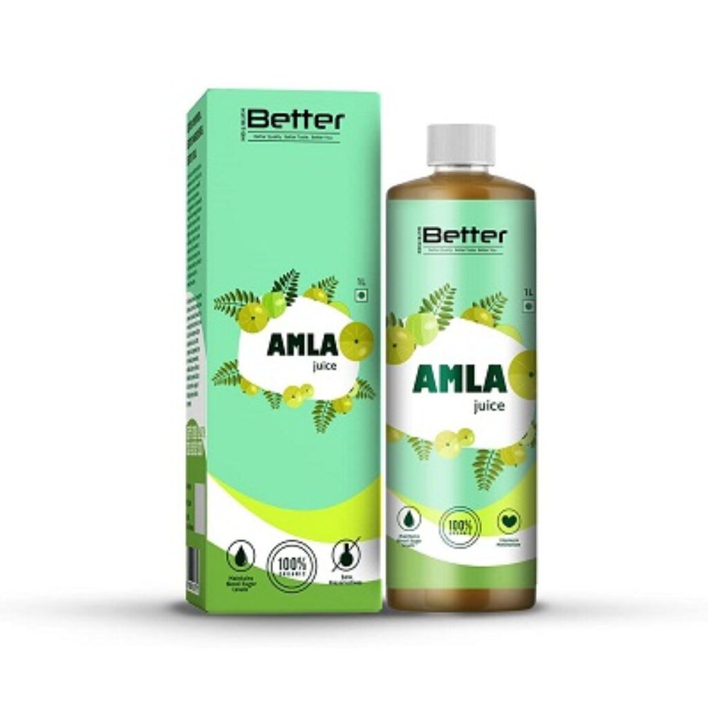 Better Nutrition Amla Juice | 100% Ayurvedic | Cold Pressed Amlas