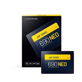 Ant Esports 690 Neo Sata 2.5" 1 TB SSD Internal Solid State Drive (SSD) with SATA III Interface, 6Gb/s, Fast Performance, Read/Write - 530/475 MB/s,...