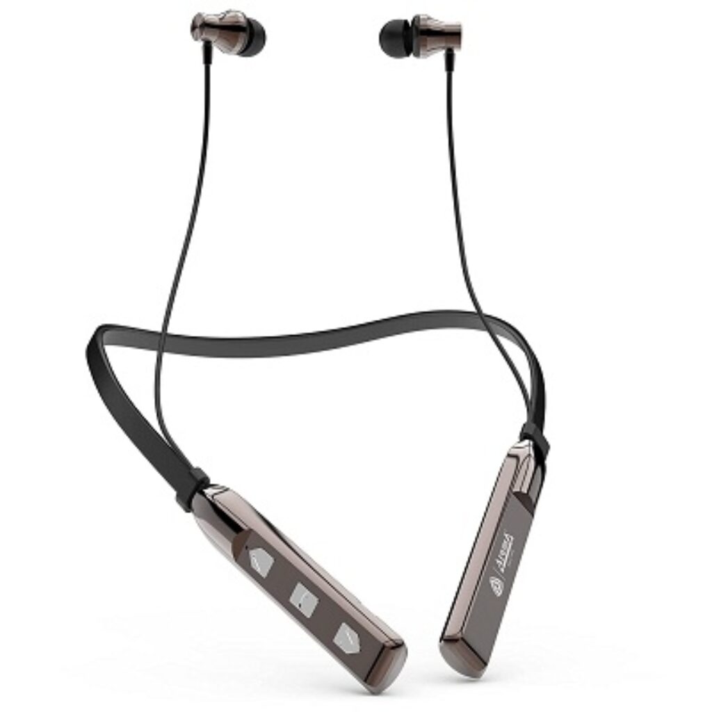 Aroma® NB119 Titanium Bluetooth Wireless In Ear Neckband with Playback 48 Hrs,