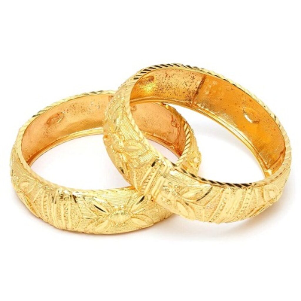 Shining Diva Fashion Set of 2 Latest Traditional Stylish Gold