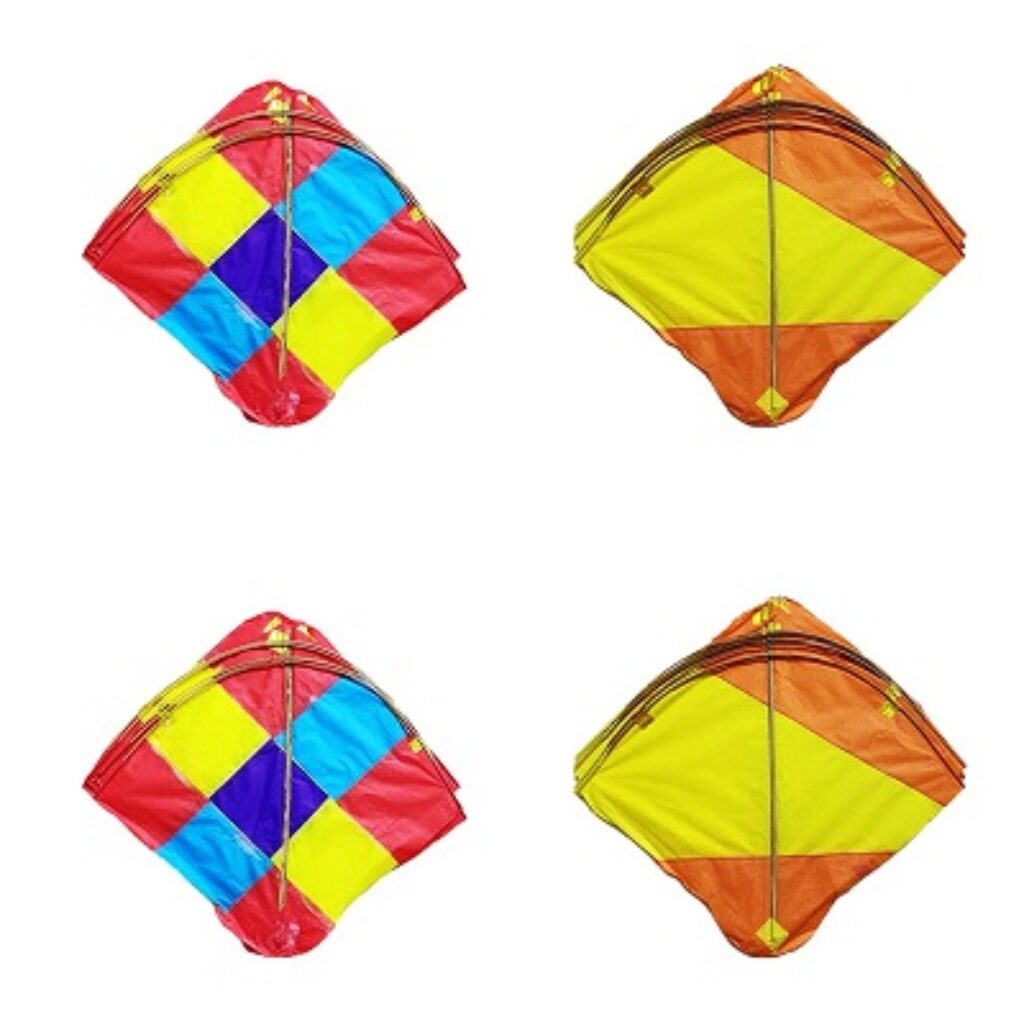 BITONA® Indian Kite Colorful Pack of 20 Kites Size 9 * 9 inches