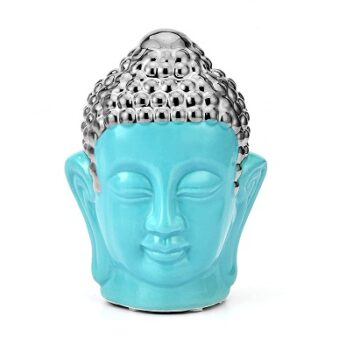 @home Buddha Face Centerpiece Ornament Showpiece for Wall Shelf
