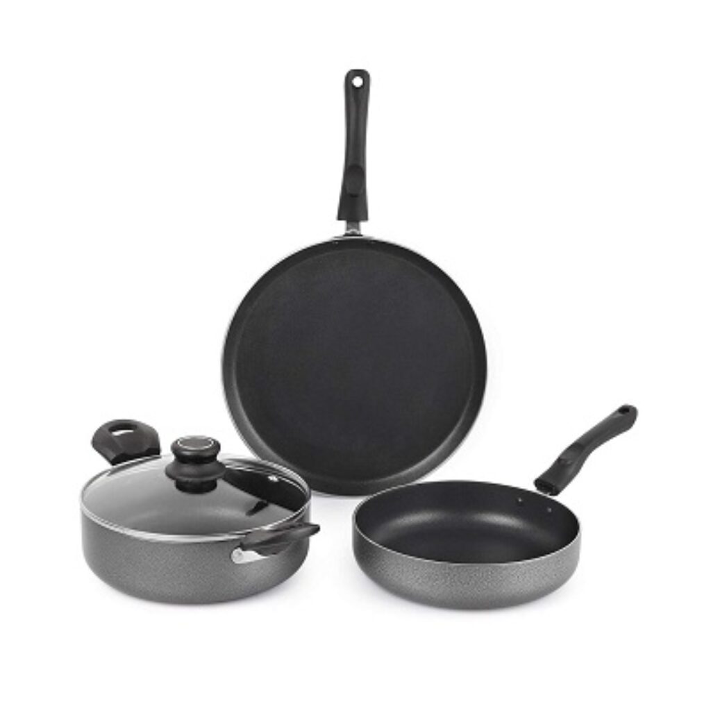 Cello 3Pcs Prima Non-Stick Cookware Set Induction Base