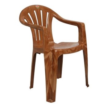 Cello Capri Arm Chair (Sandalwood Brown, Set of 6)