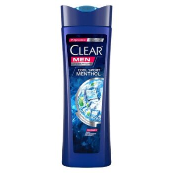 Clear Men Cool Sport Menthol Anti-Dandruff Shampoo with Vitamin B3 & Taurine