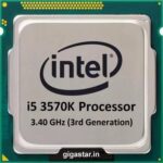 Core i5 3570K 3rd Generation Processor 3.40 Ghz for LGA 1155 Socket Excellent Performance Processor (Silver)