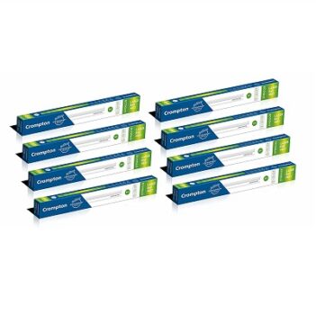 Crompton Laser Ray Neo 1 Feet 5W LED Batten (Natural White) - Pack of 8