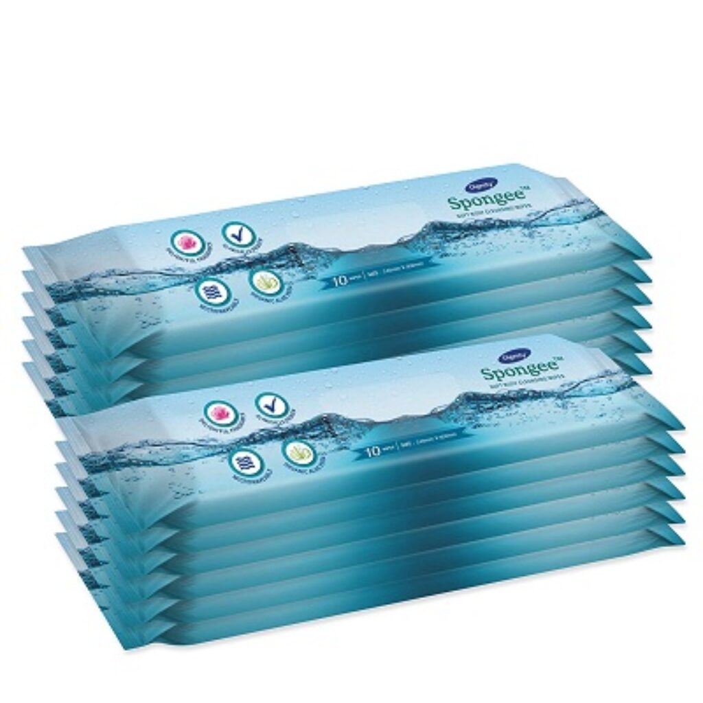 Dignity Spongee Soft Body Cleansing Wet Wipes