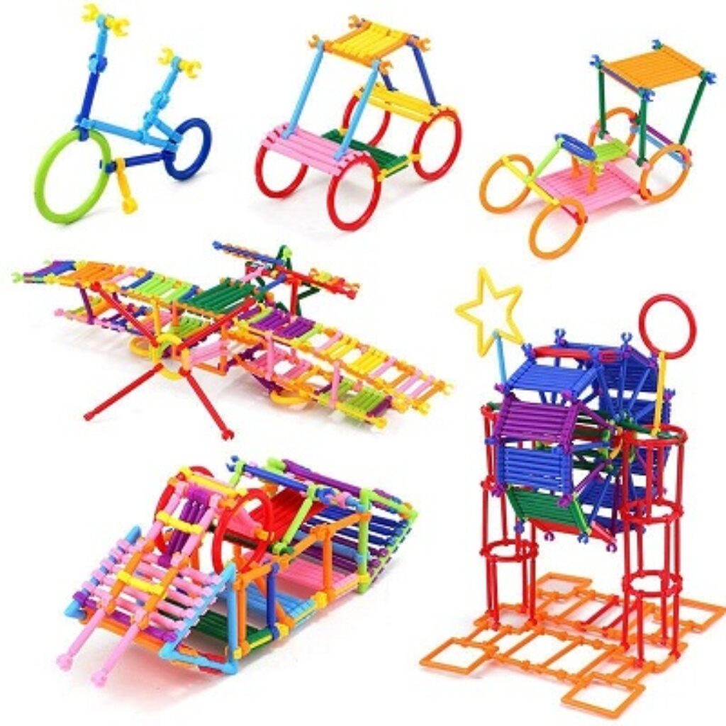 WISHKEY Educational Building Blocks Creative Smart Sticks Set