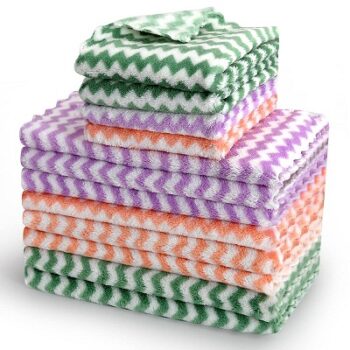 EigPluy Microfiber Cleaning Cloth,12 Pack Dish Cloths,