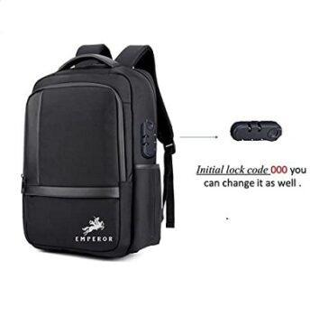 TRUE HUMAN® Emperor Anti-Theft backpack with combination lock Laptop bag