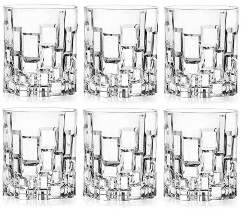 Eviqe Store Premium Style Whiskey Glass Set of 6