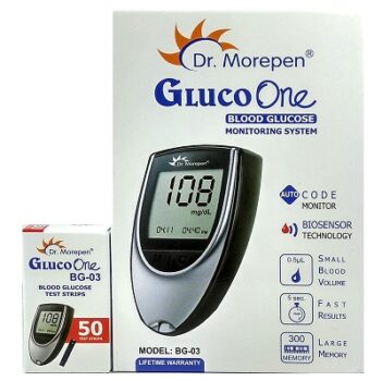Dr. Morepen BG-03 Gluco One Glucometer Combo