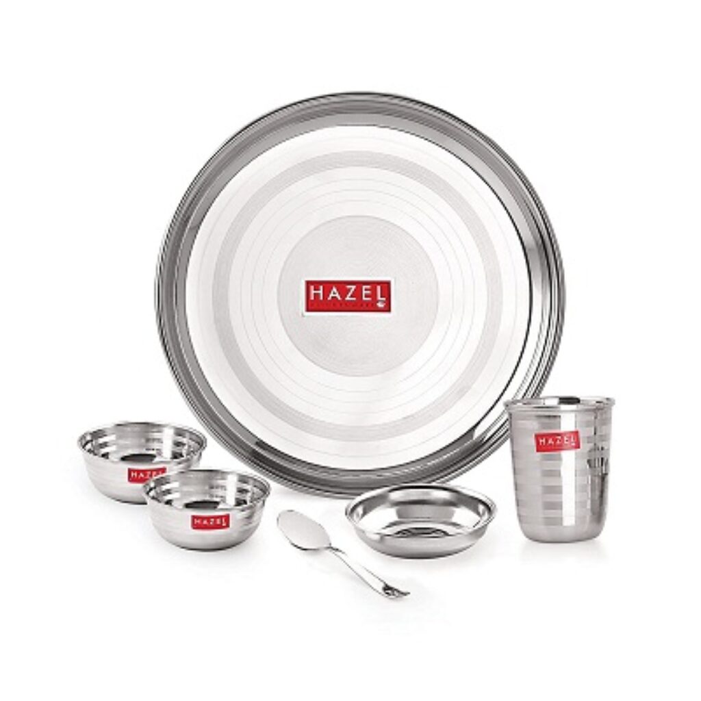 HAZEL Stainless Steel Dinner Set of 6