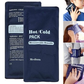 Kesariyaji Reusable Hot & Cold Soft and Flexible Gel Ice Pack for Pain Relieving.