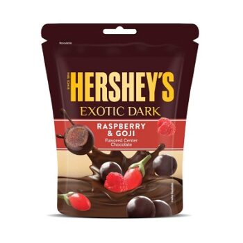 Hershey's Exotic Dark Chocolate Raspberry & Goji 33.3g (Pack of 6)