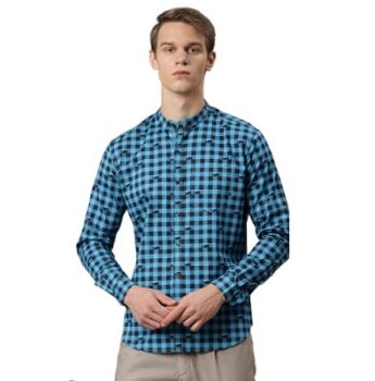 Hubberholme Men Comfortable Regular Fit Cotton Full Sleeve Casual Shirt for Men