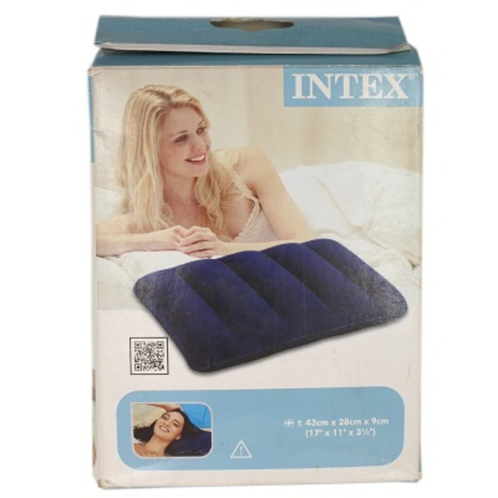 Intex Plastic Air Pillow (16" 11", Blue)