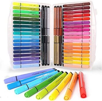 KAVANA Sketch Pen Set - Washable Sketch Color Pen Box Set