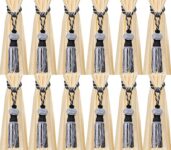 Kuber Industries Polyester 12 Pieces Curtain Tie Back Tassel Set