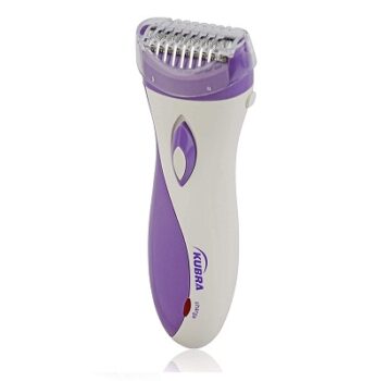 Kubra KB-3018 Lady Epilator Rechargeable Hair Removal for Female (Purple)