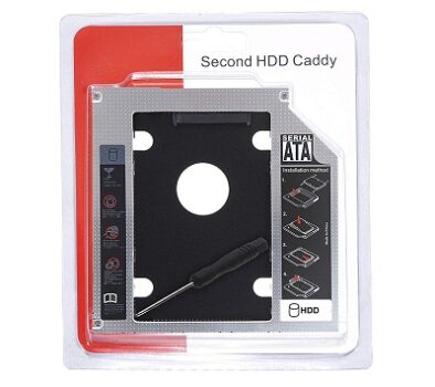 Lapster Caddy for ssd and HDD, Optical Bay 2nd Hard Drive Caddy,