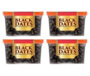 Manna Black Dates 720g - Premium imported black dates.