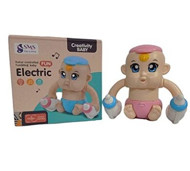 MD Traders Electric Voice Controlled Tumbling Baby Toy