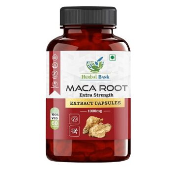 Herbal Bank Maca Root Extra Strength Capsules