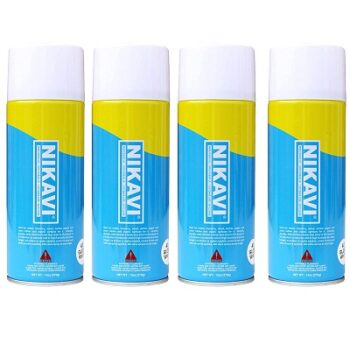 NIKAVI Automotive Rust Paint Spray Can for Motorcycle (400ML) (Pack of 4, White)