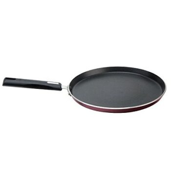 Nirlep Non-Stick Induction Selec Plus Flat Tava Griddle, 25 cm,IJFG25