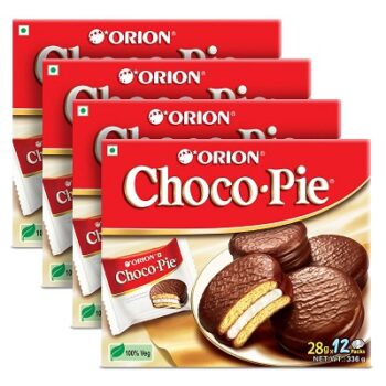 ORION Choco Pie, Chocolate Coated Soft