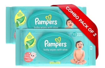 Pampers Baby Gentle Wet Wipes with Aloe Vera 144 Wipes